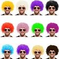 Produktbild: Afro PERÜCKE LOCKENKOPF Wig AFROPERÜCKE e Locken XXL Herren Damen Karneval Fasching LOCKENPERÜCKE (Braun)