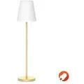 Produktbild: New Garden LOLA SLIM 120 Outdoor Stehlampe RGBW gold Akku USB Fernbedienung