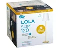 Produktbild: New Garden Tischleuchte New Garden Lola Slim 120 LED Stehleuchte Brass