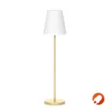 Produktbild: NEW GARDEN LOLA SLIM 120 OUTDOOR STEHLAMPE RGBW GOLD AKKU USB FERNBEDIENUNG