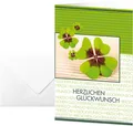 Produktbild: Sigel Design Folding Cards DS004 Fortune - Hochglanzgrußkarten + Briefumschläge - 170 x 230 mm - 220 g/m2 - 10 Karte(n) (DS004)