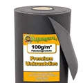 Produktbild: 90m² Gartenvlies Unkrautvlies Unkrautfolie Mulchfolie Mulchvlies 100g/m² 1,80m breit