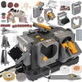 Produktbild: Schärfstation Schärfgerät Universal 8in1 Schärfer Bohrerschärfgerät Zubehör Set