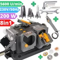 Produktbild: Schärfstation Schärfgerät Universal 8in1 Schärfer Bohrerschärfgerät Zubehör Set