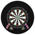 Produktbild: Dartscheibe 6 Dartpfeilen Surround Profi Dartboard Steeldart Dart Set vidaXL