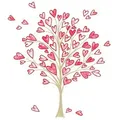 Produktbild: Braun&company - Servietten Motiv Love Tree 25 X 25 Cm 20er Pack Papierservietten