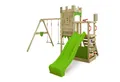 Produktbild: FATMOOSE Spielturm BoldBaron mit Schaukel, Rutsche & Kletterwand, Kletterturm aus Massivholz für Kinder – 10 Jahre Garantie*
