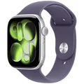 Produktbild: Apple Watch Series 11 46 mm Aluminium (GPS+Cellular) Sportarmband M/L nebelviolett, silber