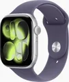 Produktbild: Apple Watch Series 11 GPS + Cellular 46mm Aluminium silber mit Sportarmband M/L nebelviolett
