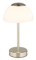 Produktbild: GLOBO N SARIMA Tischleuchte Metall Nickel matt, LED - Innenleuchte mit USB, 243