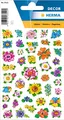 Produktbild: HERMA 3522 Aufkleber Blumen klein groß, 123 Stück, Pflanzen Sticker mit Blumenköpfe Motiv, Kinder Etiketten für Fotoalbum Tagebuch Poesiealbum Scrapbooking Geburtstag Dekoration Briefe DIY Basteln
