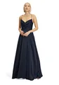 Produktbild: Vera Mont Damen Abendkleid mit Wasserfallausschnitt Night Sky,34