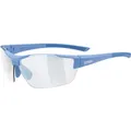 Produktbild: Uvex Sports Sportstyle 612 Variomatic light Sportbrille (Farbe: 4490 lightblue mat, variomatic smoke) (Variomatic Smoke, 4490 lightblue matt) (32314089)