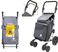 Produktbild: COLOMBO TROLL Tasche 60 l grau thermo mit Rädern Kapazität 35 kg
