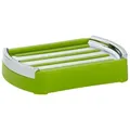 Produktbild: Seifenschale Marta Kunststoff grün 12,5x9,0x2,5cm
