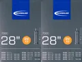 Produktbild: Schwalbe Fahrradschlauch 2x Schwalbe DV 17 Schlauch 28 Zoll Dunlopventil, (2-St)