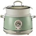 Produktbild: Ariete 2904 Dampfgarer grün 3 L Slow Cooker Reiskocher antihaft Schüssel