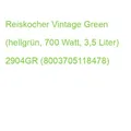 Produktbild: Reiskocher Vintage Green (hellgrün, 700 Watt, 3,5 Liter) 2904GR (8003705118478)