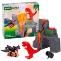 Produktbild: BRIO World World Dinosaurier-Vulkan mit Ausbruchsfunktion, Bahn