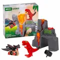 Produktbild: BRIO World Dinosaurier-Vulkan Ausbruchsfunktion Spielset Spielzeug ab 3 Jahren