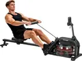 Produktbild: SPORTNOW Wasser Rudergerät für Zuhause Rudergerät Wasser mit LCD Display, Handyhalterung, Komfortabler Sitz, Vertikale Lagerung, Wasserrudergerät