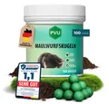 Produktbild: PVU Vergrämungsmittel Maulwurfkugeln, Maulwürfe vertreiben, MADE IN GERMANY, 100-St., MAULWURF VERTREIBER MADE IN GERMANY