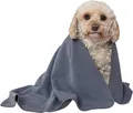 Produktbild: Glart 4485 saugfähiges weiches Haustierhandtuch 80x55cm hohe Wasseraufnahme Mikrofasertuch (80% Polyester, 20% Nylon, 55x80 cm)