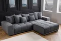 Produktbild: riess-ambiente Big-Sofa ELEGANCIA 285cm anthrazit, Einzelartikel 1 Teile, XXL Couch · Cord · mit Federkern · inkl. Kissen · Modern Design
