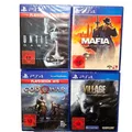 Produktbild: Resident Evil Village+Until Dawn+God of War+Mafia Definitive Edition PS4 NEU OVP