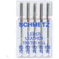 Produktbild: Schmetz Leder-Nadeln 5er Packung Stärke 80-100
