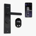 Produktbild: Shelly LOQED Smartes Türschloss schwarz WLAN BT PIN-Code Touch Europrofil