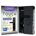 Produktbild: Shelly LOQED Touch Smart Lock Schwarz – WLAN Schlüsselloses Türschloss mit Touch-to-Open, Code und Digitalen Schlüsseln, Fernsteuerung über Shelly App, EN1303, EN15684 und SKG Drei-Sterne-Standard