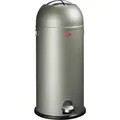 Produktbild: Wesco Mülleimer Kickmaster Maxi, Abfallsammler, Tretabfallsammler, Stahlblech, Neusilber, 40 L, 180731-03 - Silber