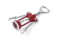 Produktbild: Korkenzieher Hebelkorkenzieher Weinöffner Flaschenöffner verchromt rot