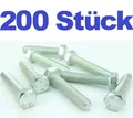 Produktbild: 200 x M8 x 40 Sechskantschrauben Maschinenschrauben M8x40 DIN 933 Vollgewinde