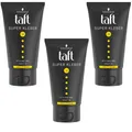 Produktbild: 3x 150ml Schwarzkopf Taft Men Super Kleber Styling Gel halt 14 Sofort Fixierung