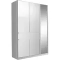 Produktbild: Rauch Möbel Kleiderschrank, Weiß, Glas, Holzwerkstoff, 3 Fächer, 1 Schublade(n) Schubladen, 136x197x54 cm, Blauer Engel, Goldenes M, BQ - Bündnis für Qualität, Made in Germany, in verschiedenen Größen erhältlich, Holzdekoren erhältlich, Schlafzimmer, Kleiderschränke, Drehtürenschränke