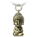 Produktbild: FABACH Buddha Schlüsselanhänger Karma - Buddha Anhänger aus Metall - Mini-Buddha Glücksbringer Auto - Buddhismus Schlüsselanhänger Chakra Yoga Geschenk Figur