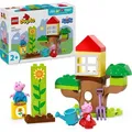 Produktbild: LEGO DUPLO Peppas Garten mit Baumhaus: Spielzeug-Baum, Lern-Set für Vorschulkinder zum Bauen und Umbauen mit 2 Figuren, Geschenk-Idee für Kinder ... - Bunt