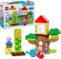 Produktbild: LEGO DUPLO Peppas Garten mit Baumhaus: Spielzeug-Baum, Lern-Set für Vorschulkinder zum Bauen und Umbauen mit 2 Figuren, Geschenk-Idee für Kinder ab 2 Jahren, Jungen und Mädchen 10431