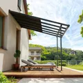 Produktbild: Palram-Canopia Terrassenüberdachung Sierra Cabrio 3x3 (295x314cm) Alu Grau