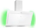 Produktbild: Klarstein Dunstabzugshaube 90cm, Abluft-Dunstabzugshaube, Abzugshaube mit Kohlektiv-Filter, Dunstabzug mit 563m³/h Luftstrom, Wandhauben für Küche mit RGB-LEDs, Leise Dunstabzugshauben 90 cm