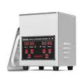 Produktbild: VEVOR Ultraschallreiniger 1,3 L professionelle 60 W Reinigungsmaschine mit Timer & Heizung, digitaler 40-kHz-Ultraschallreiniger mit Korb für Uhrgläser Schmuckhalter Industrieteile Werkzeuge Brillen