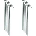 Produktbild: Zeltheringe Zelthaken 17cm Erdnägel Stahl Erdanker Metall Zeltbefestigung Camping Bodenanker Zelt Anker