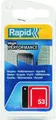 Produktbild: Rapid 40303087, Klammerpack, 1,4 cm, 5000 Heftklammern, Befestigung, Metallisch, R253, R353, R453, ALU753, ALU853, ALU953, E100, ESN530, BTX530, R553, PS101, PS6-16, Compacta,...