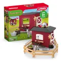 Produktbild: schleich FARM WORLD | Ziegenstall 42726 | Set inkl. Stall, Ziege, Zicklein, Zaun & Zubehör | detailgetreue Tierfiguren | tolles Geschenk für Kinder | Bauernhof Spielzeug ab 3 Jahre | Set aus 31 Teilen