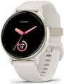 Produktbild: Garmin vívoactive 5 - Ivory - intelligente Uhr mit Band - Silikon - Handgelenkgröße: 125-190 mm - Anzeige 3,04 cm (1,2