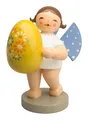 Produktbild: Wendt & Kühn 'Engel mit gelbem Osterei, stehend - 6cm braun' 2025