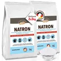 Produktbild: Natron 2x3 kg Natriumhydrogencarbonat Natriumbicarbonat Backsoda Haushaltshelfer