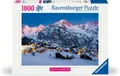 Produktbild: Ravensburger Puzzle 1000 Teile Puzzle Beautiful Mountains Berner Oberland, Mürren 12000254, 1000 Puzzleteile